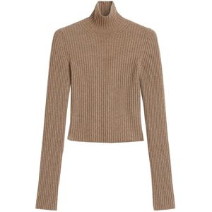 Max Mara, Dames, Truien, Bruin, Maat: S