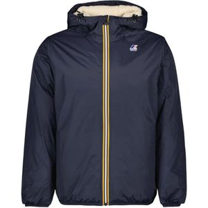 K-Way, Heren, Jassen, Blauw, Maat: M Nylon,