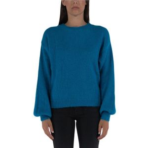 Jijil, Dames, Truien, Blauw, Maat: 2XS Acryl,