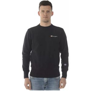 Champion, Heren, Sweatshirts & Hoodies, Zwart, Maat: XL Katoen,
