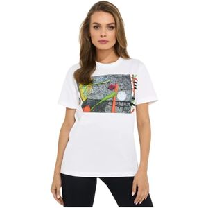 Kenzo, Dames, Tops, Wit, Maat: XS Katoen,