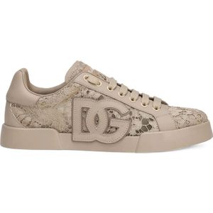 Dolce & Gabbana, Dames, Schoenen, Beige, Maat: 35 EU