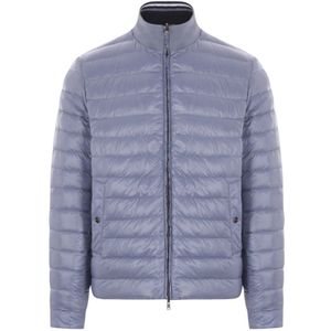 Herno, Heren, Jassen, Blauw, Maat: M Nylon,
