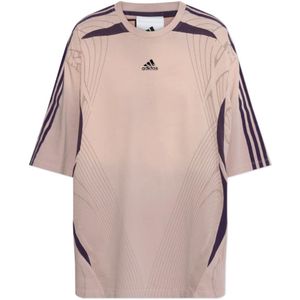 adidas Originals - Oversized T-Shirt - Roze - Dames - Katoen