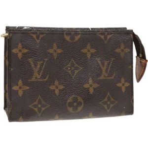 Louis Vuitton Vintage, Dames, Pre-owned, Bruin, Maat: ONE Size Leer,