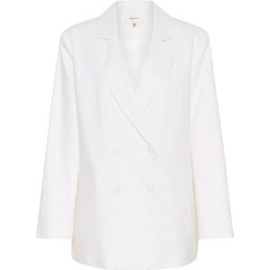 Gestuz, Dames, Jassen, Wit, Maat: L Linnen,