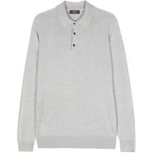 Peserico, Heren, Tops, Grijs, Maat: XL Katoen,