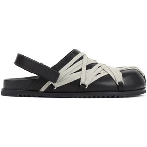 Rick Owens, Dames, Schoenen, Zwart, Maat: 36 EU Leer,