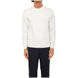 Paolo Pecora, Heren, Truien, Wit, Maat: S Wol,