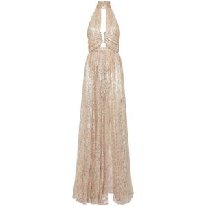 Philipp Plein, Dames, Jurken, Roze, Maat: XS Viscose,