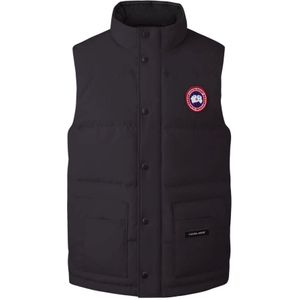 Canada Goose, Heren, Jassen, Zwart, Maat: XL Leer,