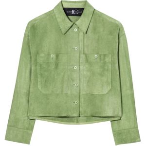 Luisa Cerano, Dames, Jassen, Groen, Maat: L Velours,