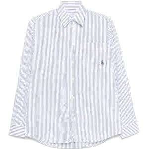 Sporty & Rich, Dames, Blouses & Shirts, Wit, Maat: S