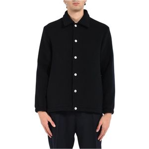 Mauro Grifoni, Heren, Jassen, Blauw, Maat: XL Wol,