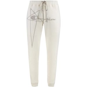 Rick Owens, Heren, Broeken, Beige, Maat: XL Katoen,