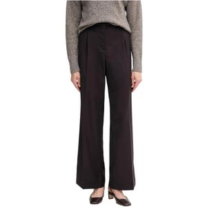 Gaudi, Dames, Broeken, Bruin, Maat: S Leer,