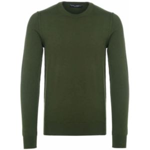 Dolce & Gabbana, Heren, Truien, Groen, Maat: S Katoen,
