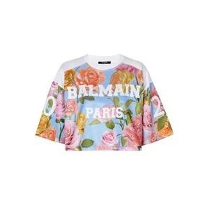 Balmain T-Hemden , Multicolor , Dames , Maat: M