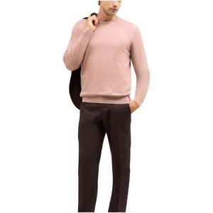 Boglioli, Heren, Truien, Roze, Maat: S Kasjmier,