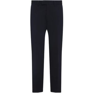 Tom Ford, Heren, Broeken, Blauw, Maat: W34 Katoen,