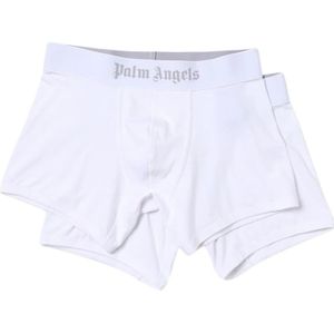Palm Angels, Heren, Ondergoed, Wit, Maat: S Katoen,