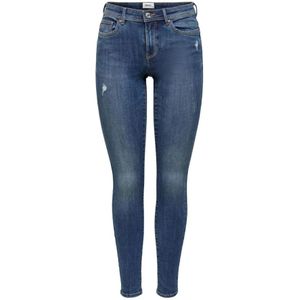 Only, Dames, Jeans, Blauw, Maat: L L34 Katoen,