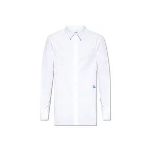 Burberry Shirt met logo , White , Heren , Maat: 3XL