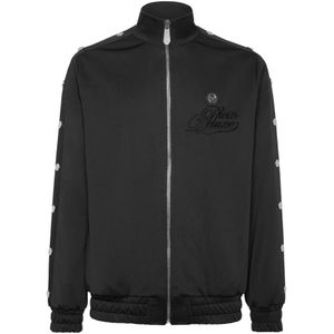 Philipp Plein, Heren, Sweatshirts & Hoodies, Zwart, Maat: S