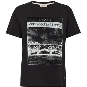 MOS Mosh, Dames, Tops, Zwart, Maat: XS Katoen,