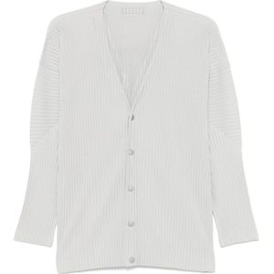 Issey Miyake, Heren, Truien, Wit, Maat: M Poliester,