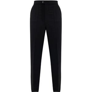 Alexander McQueen, Heren, Broeken, Zwart, Maat: S Katoen,