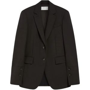 Sportmax, Heren, Jassen, Bruin, Maat: 3XS Wol,