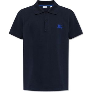 Burberry, Heren, Tops, Blauw, Maat: XS Katoen,