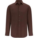 Boggi Milano - B Tech - Overhemd - Bruin - Nylon