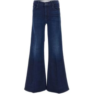 Mother, Dames, Jeans, Blauw, Maat: W28 Katoen,