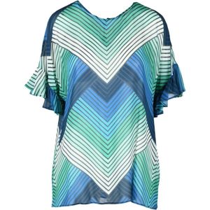 Twinset, Dames, Blouses & Shirts, Veelkleurig, Maat: L Viscose,