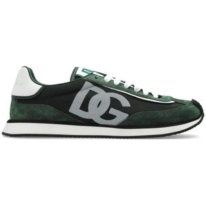 Dolce & Gabbana - Lage Sneakers - Zwart - Heren - Suède