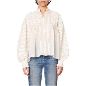 Vanessa Bruno, Dames, Blouses & Shirts, Beige, Maat: XS