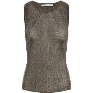 Gestuz, Dames, Tops, Grijs, Maat: L