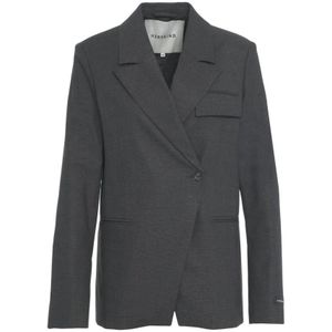 Birgitte Herskind, Dames, Jassen, Grijs, Maat: 3XS Leer,