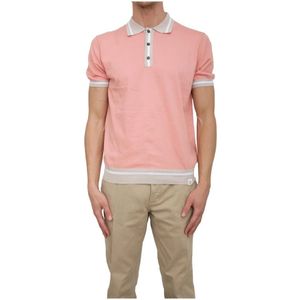 Peuterey, Heren, Tops, Roze, Maat: M Katoen,