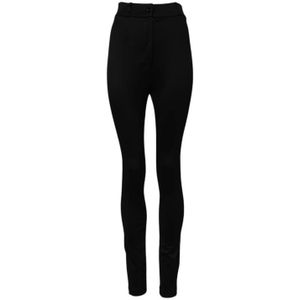 Dolce & Gabbana, Dames, Broeken, Zwart, Maat: XS Nylon,