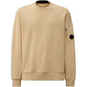 C.p. Company, Heren, Sweatshirts & Hoodies, Beige, Maat: S Fleece,