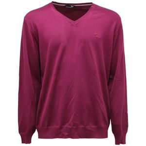 Harmont & Blaine, Heren, Truien, Paars, Maat: 3XL Wol,