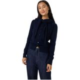 Soaked in Luxury, Dames, Truien, Blauw, Maat: L Wol,