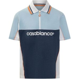 Casablanca, Heren, Tops, Blauw, Maat: XL Katoen,