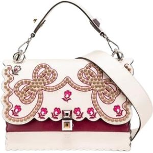 Fendi Vintage, Dames, Pre-owned, Veelkleurig, Maat: ONE Size Leer,