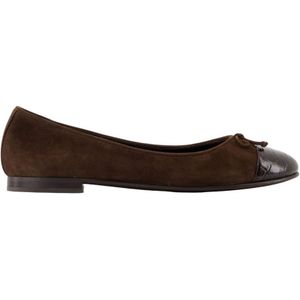 Tory Burch, Dames, Schoenen, Bruin, Maat: 36 1/2 EU Leer,