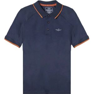 Aeronautica Militare, Heren, Tops, Blauw, Maat: M