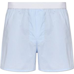 Tom Ford - Boxershorts - Blauw - Katoen - Boxers met Streepjespatroon